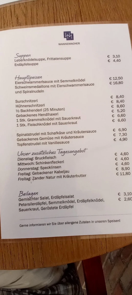 Speisekarte photo 10