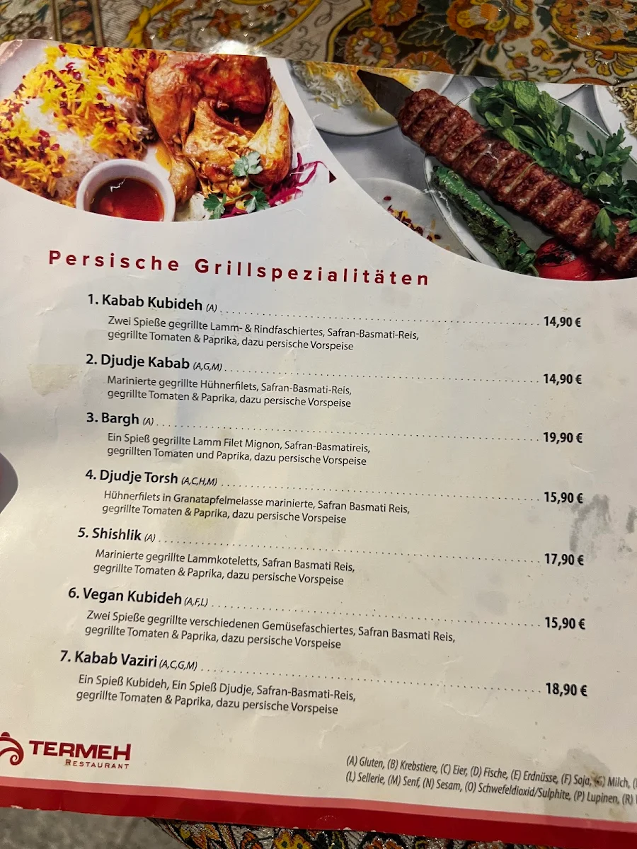Speisekarte photo 2