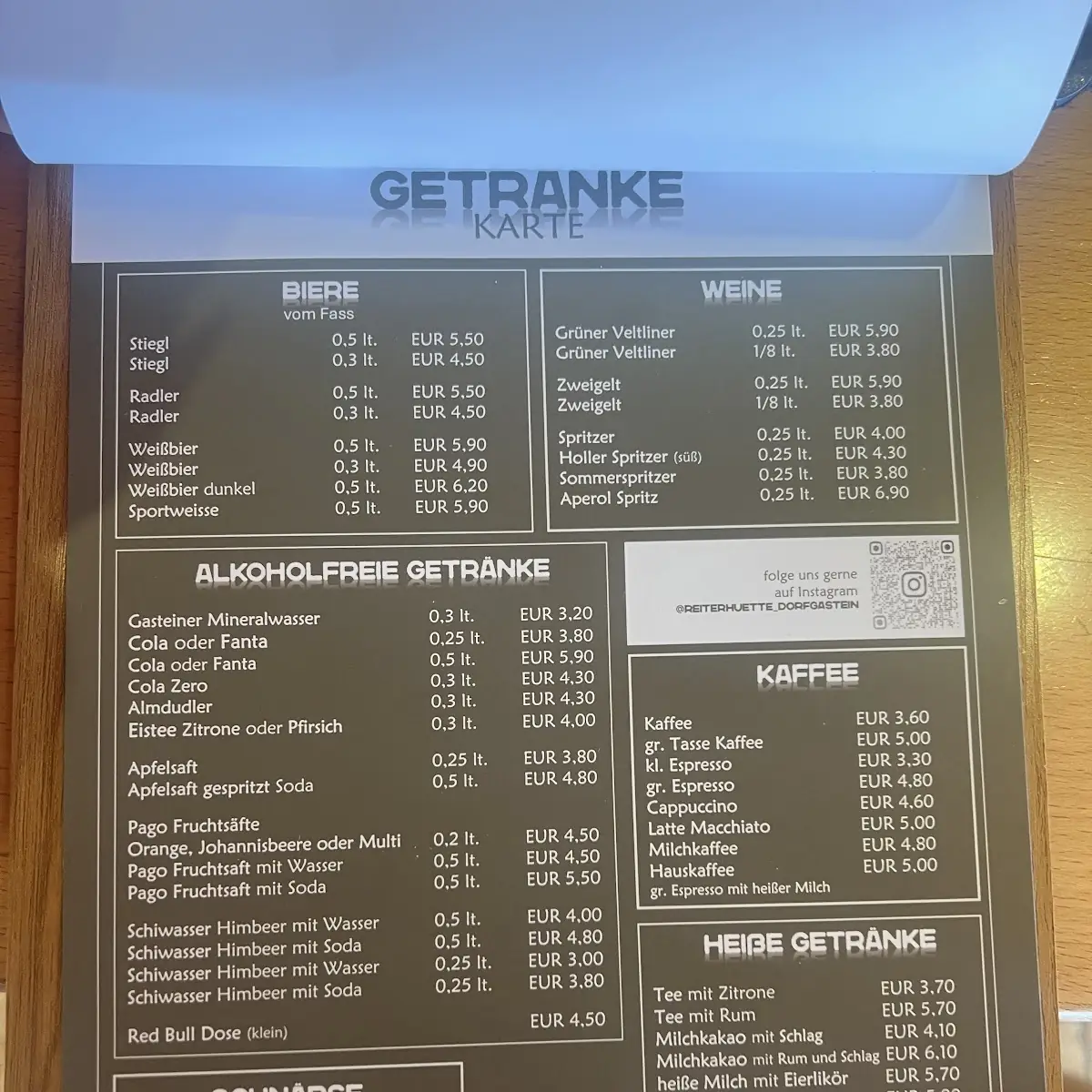 Speisekarte photo 3