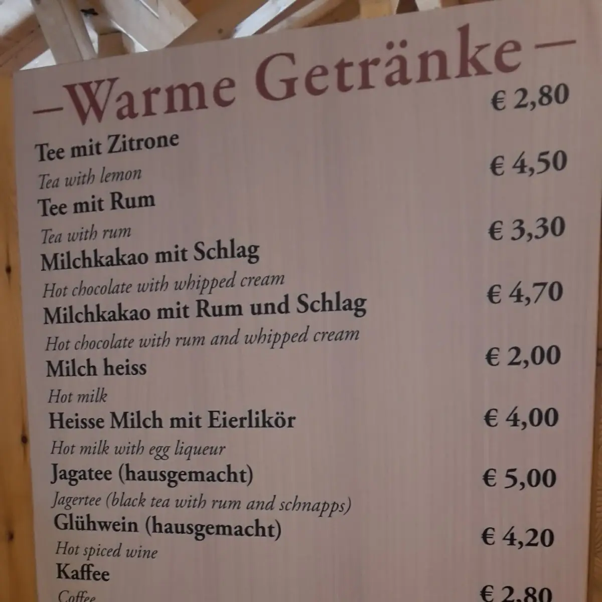 Speisekarte photo 6