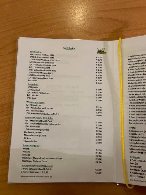 Speisekarte photo 1