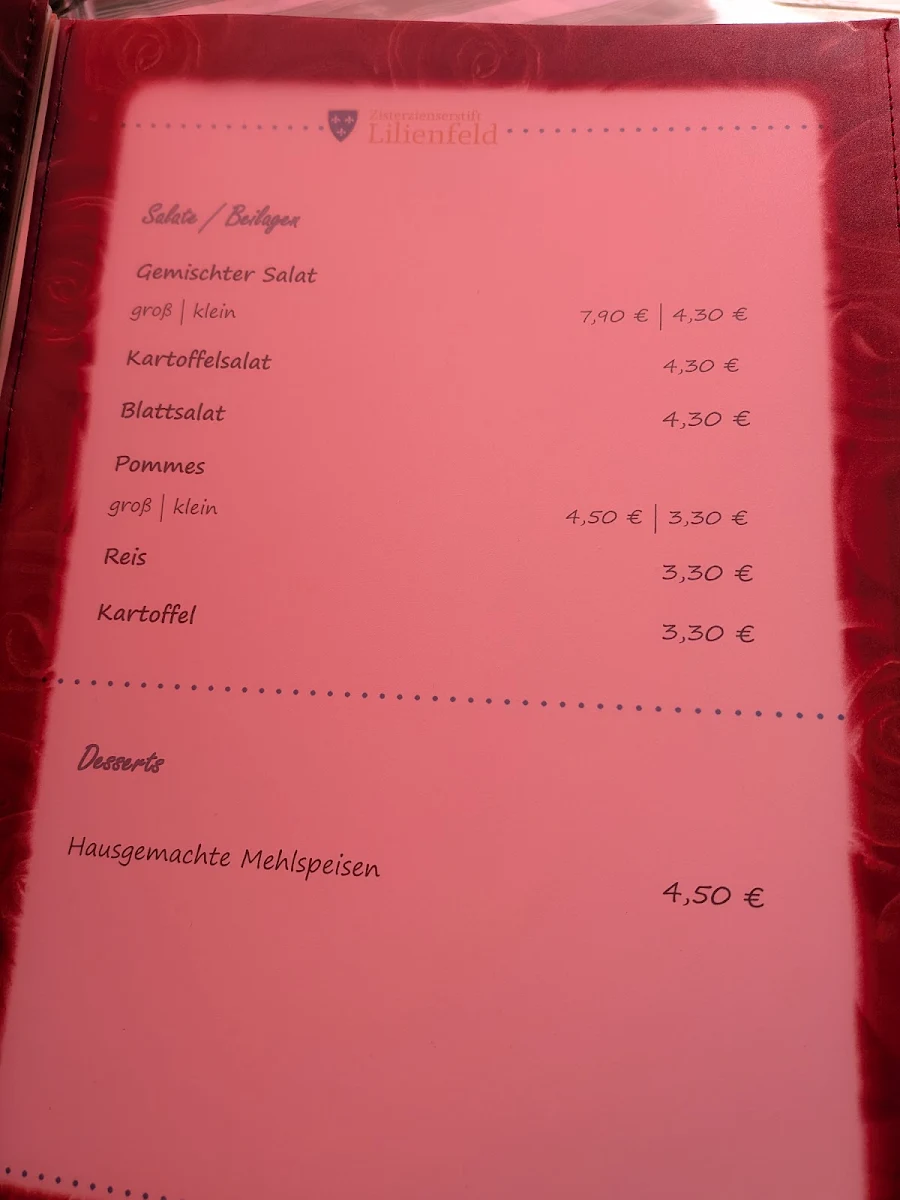Speisekarte photo 2