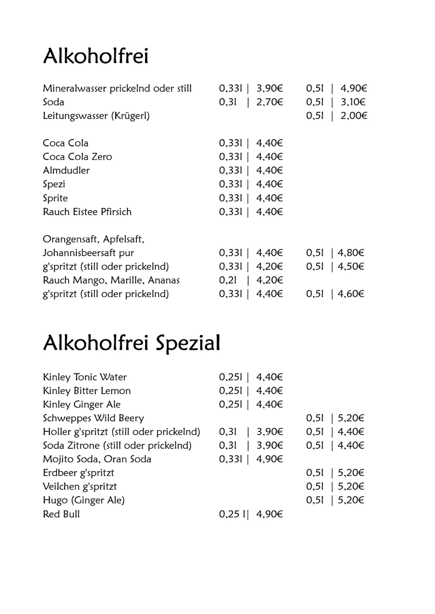 Speisekarte photo 2