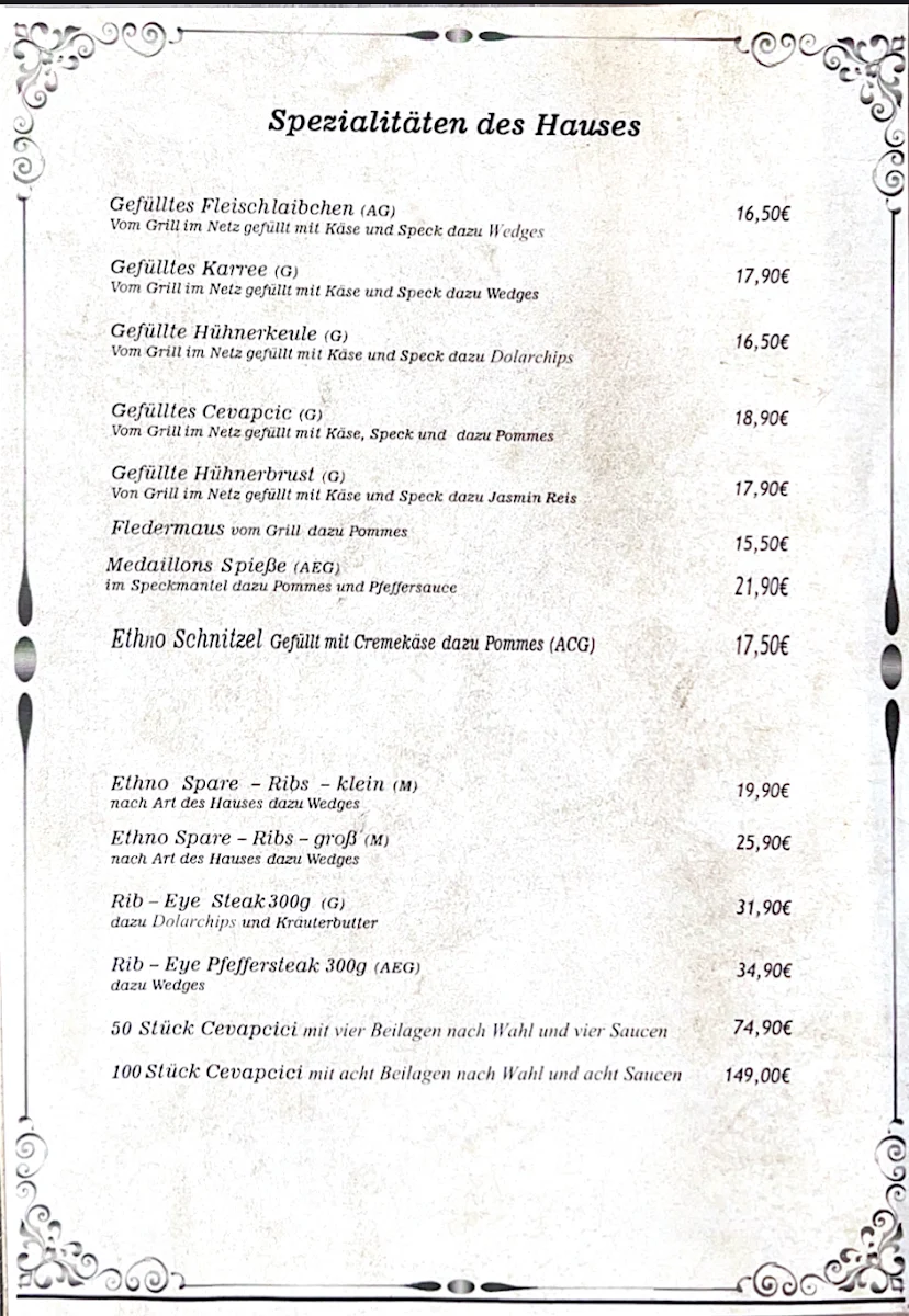 Speisekarte photo 3