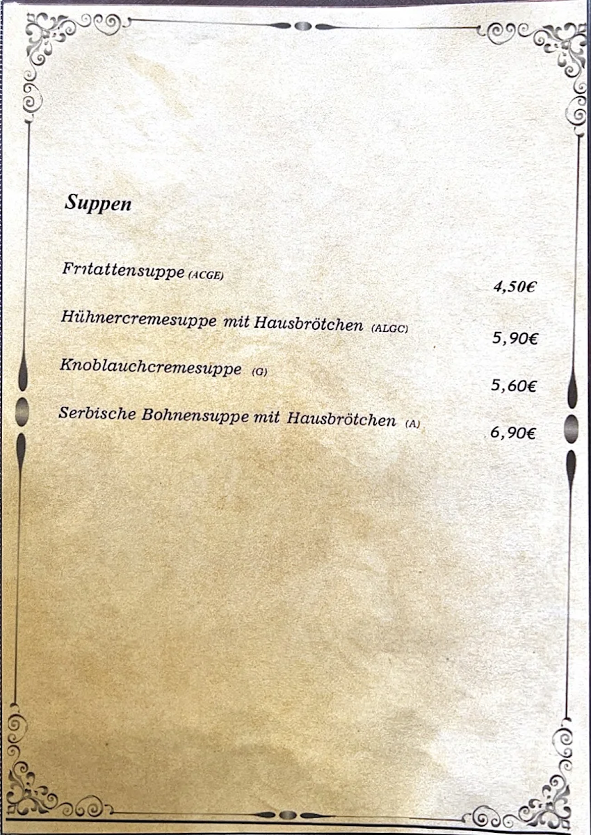 Speisekarte photo 7