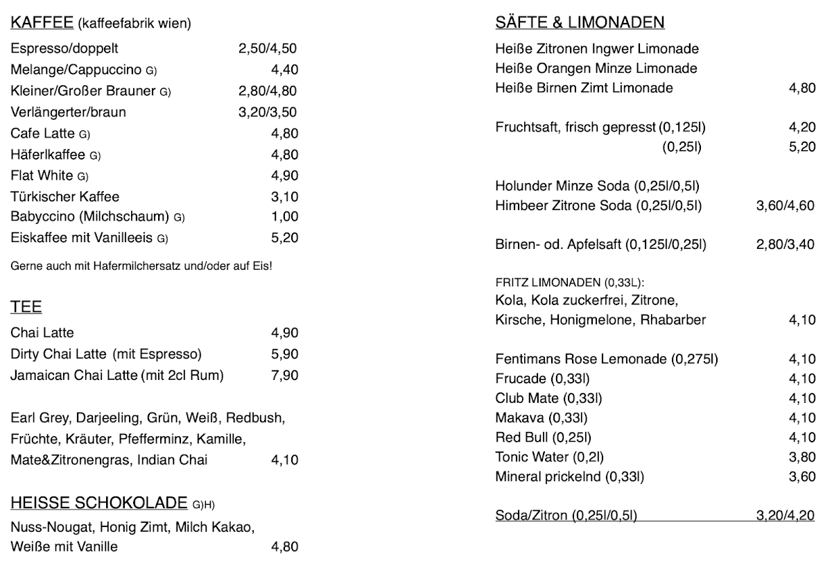 Speisekarte photo 1
