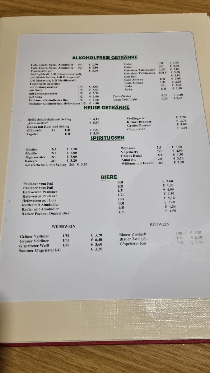 Speisekarte photo 5
