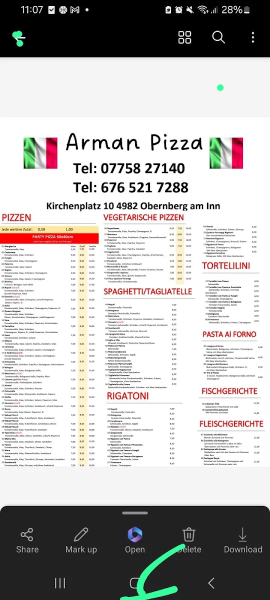 Speisekarte photo 4