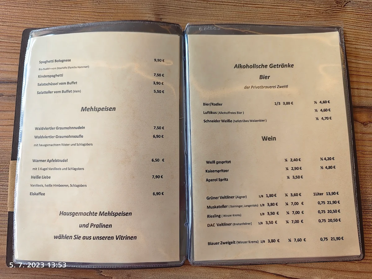 Speisekarte photo 3