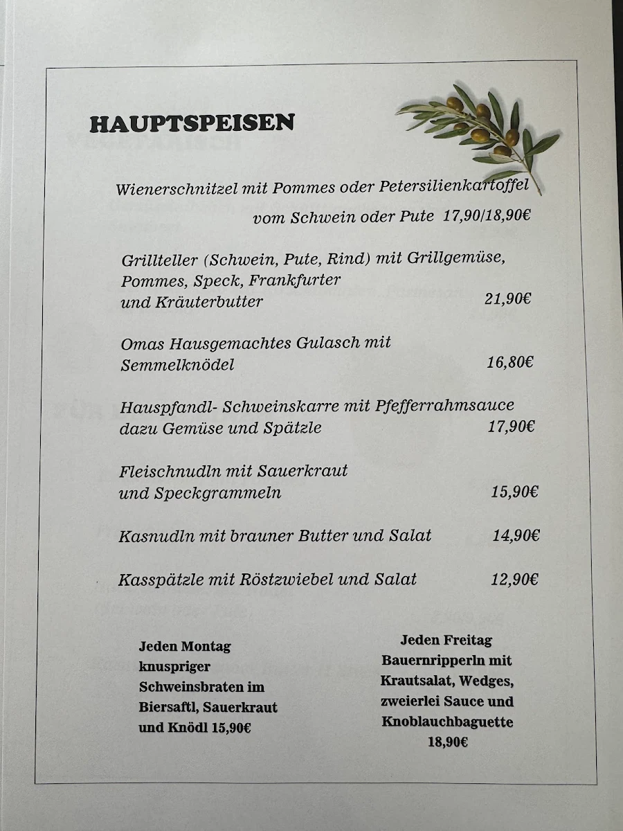 Speisekarte photo 1