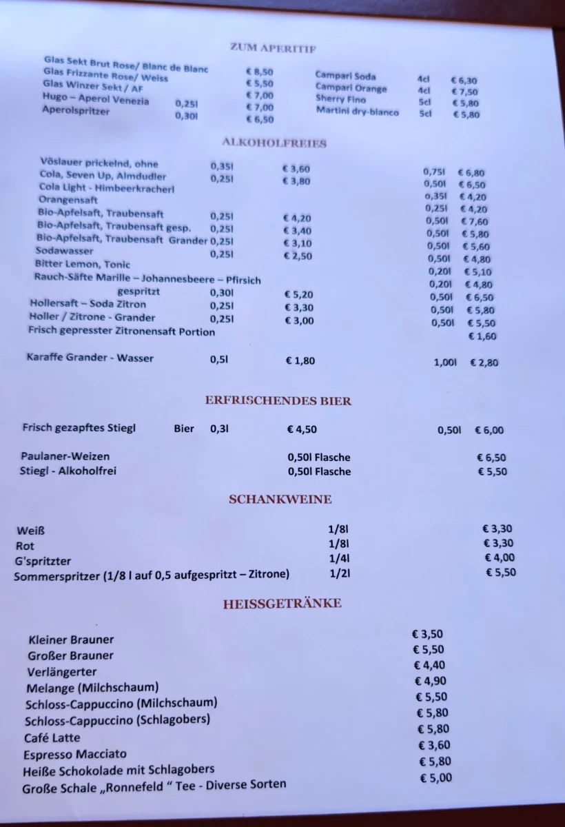 Speisekarte photo 2