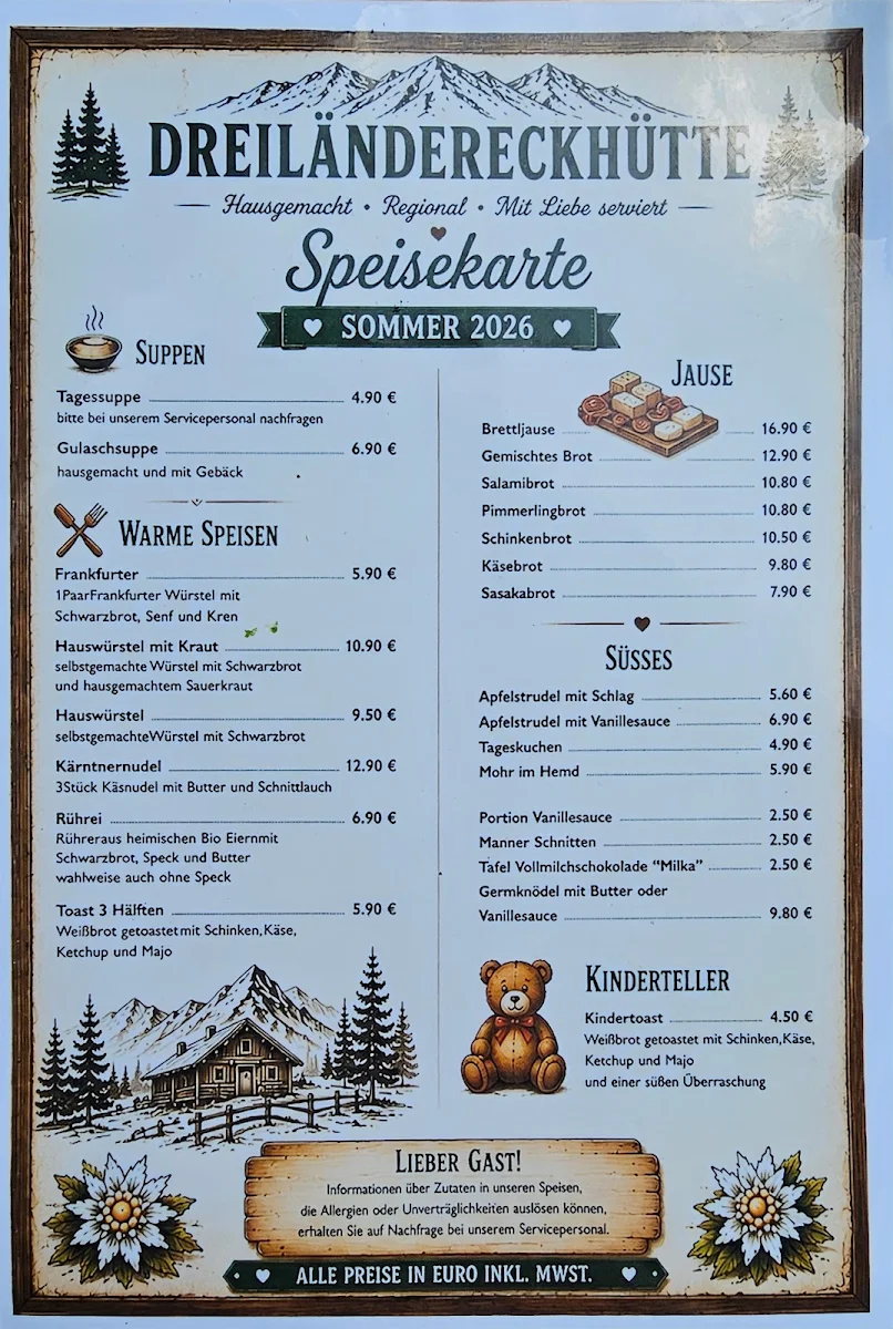 Speisekarte photo 1