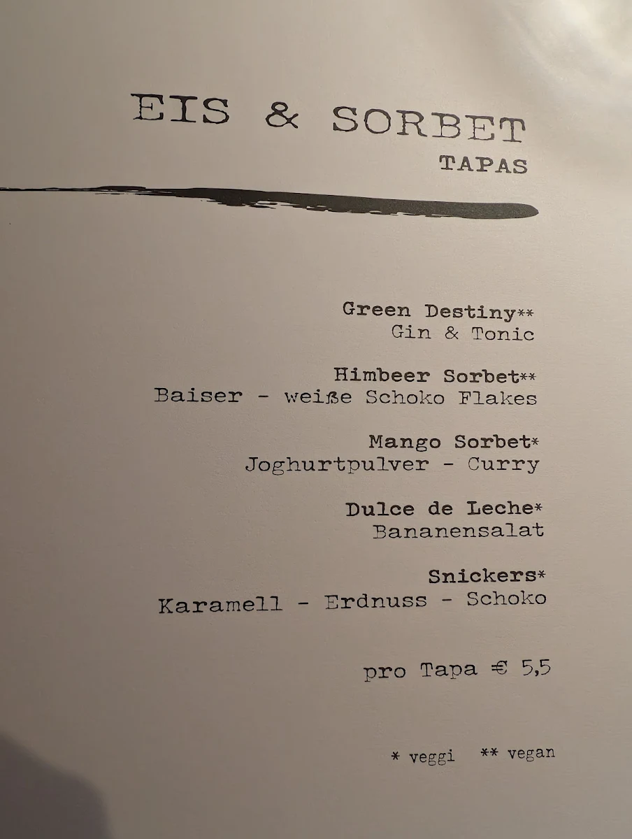 Speisekarte photo 1