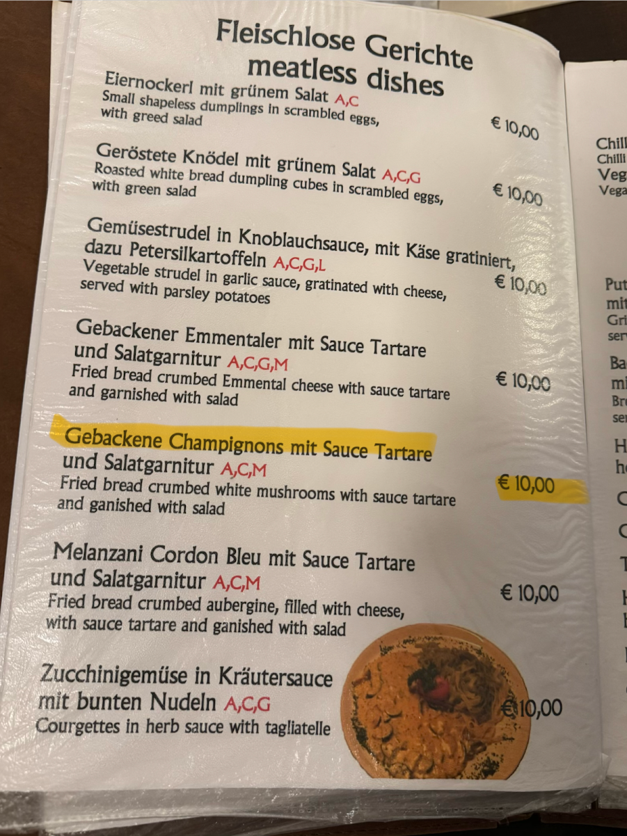 Speisekarte photo 2