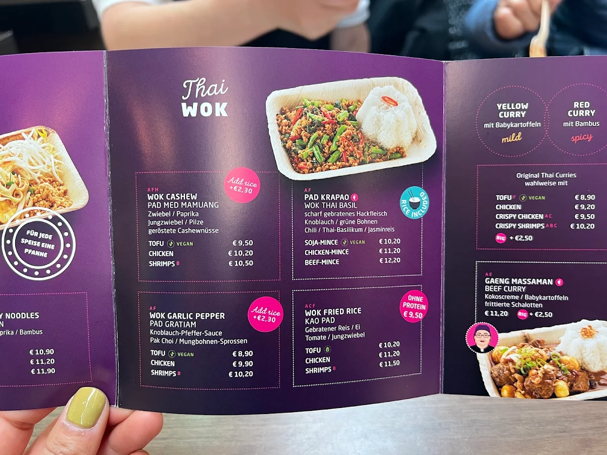 Speisekarte, Som Kitchen - Hauptbahnhof