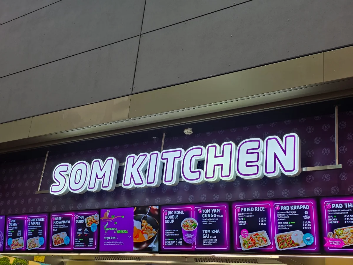 Speisekarte, Som Kitchen - Hauptbahnhof
