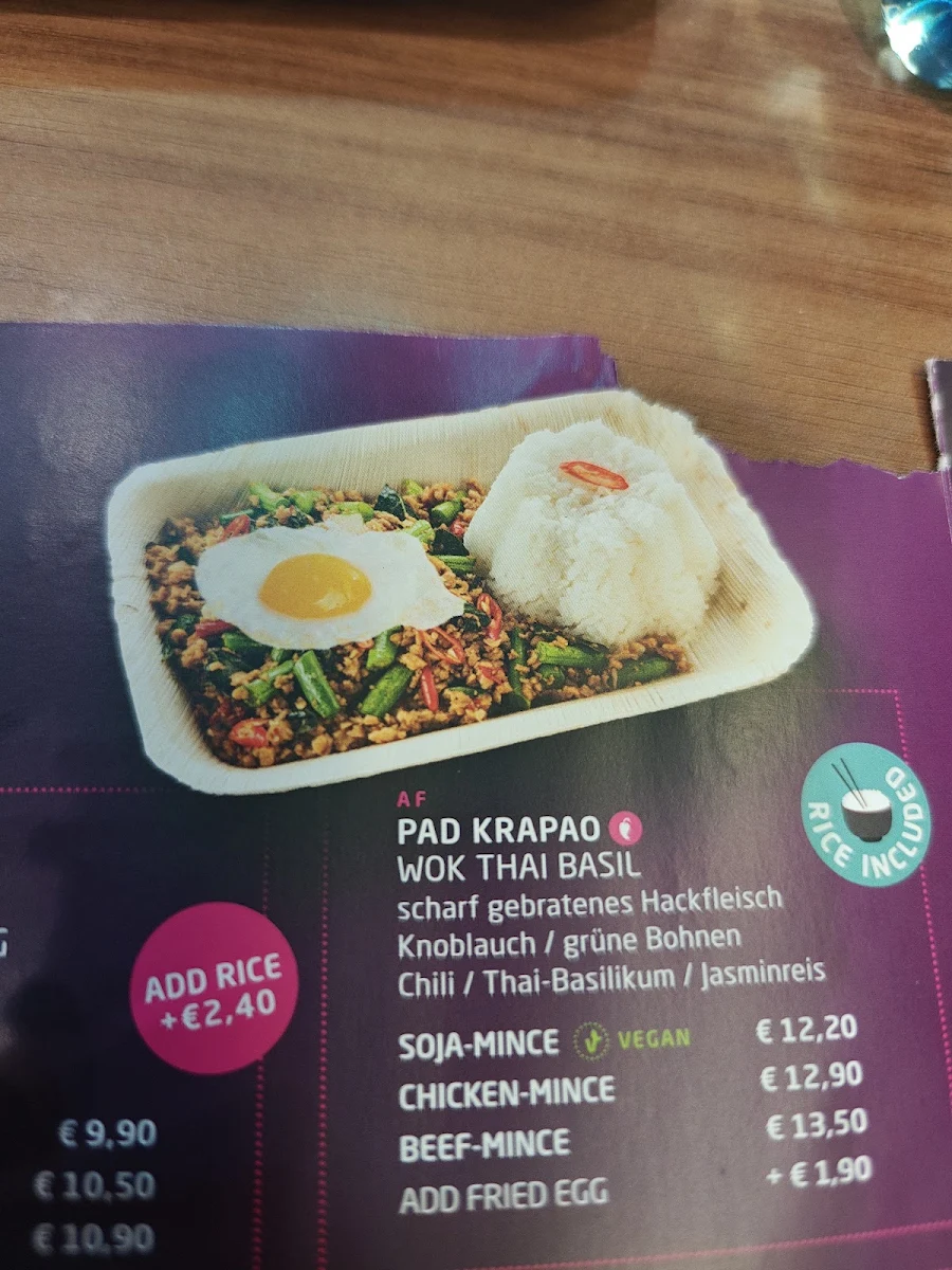 Speisekarte, Som Kitchen - Hauptbahnhof