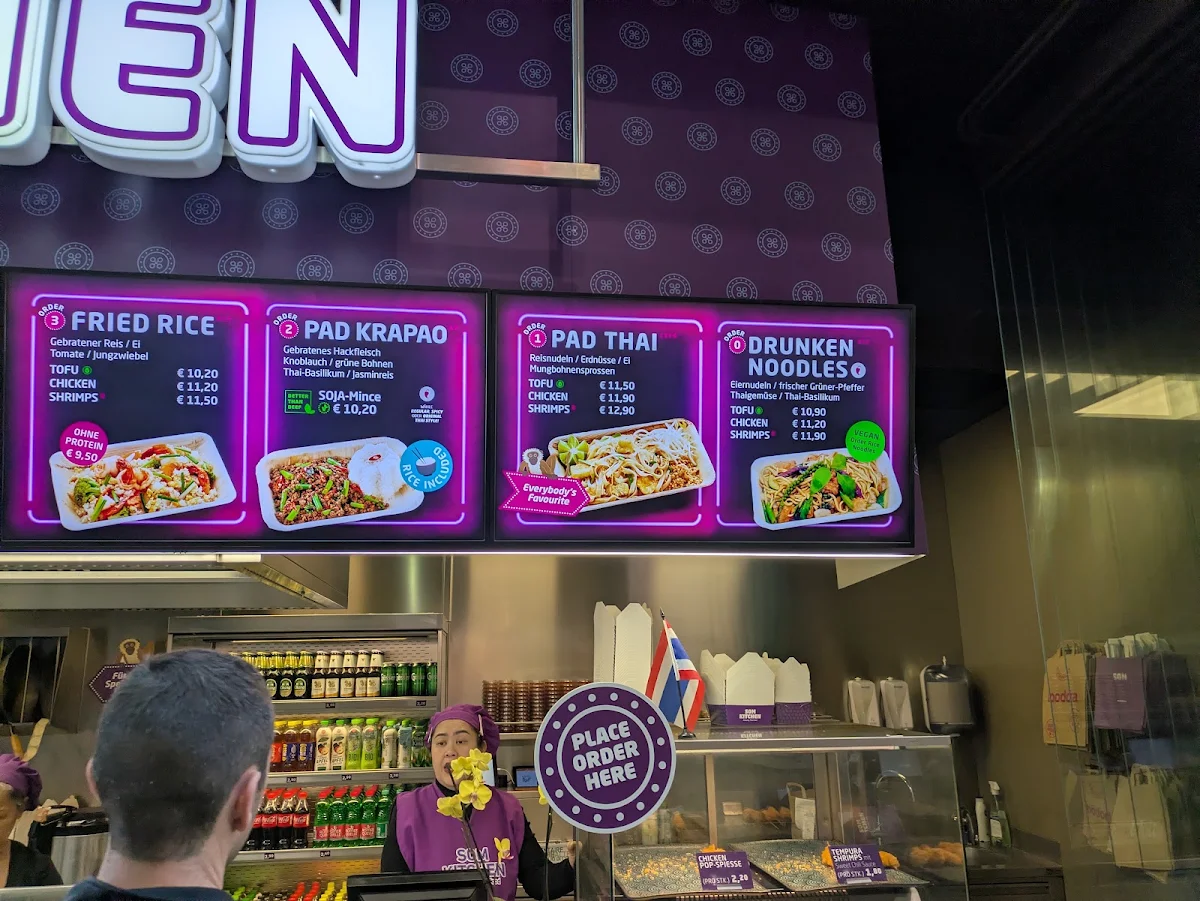 Speisekarte, Som Kitchen - Hauptbahnhof