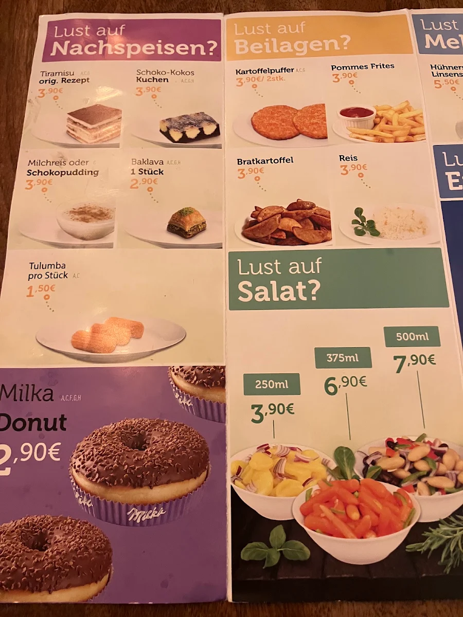 Speisekarte photo 2
