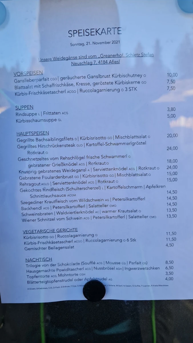 Speisekarte photo 5