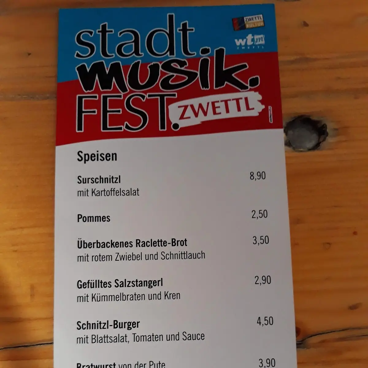 Speisekarte photo 1