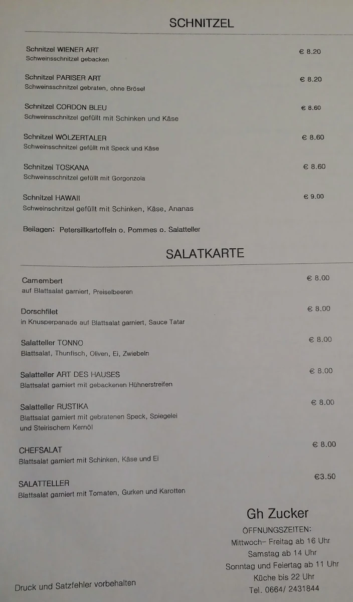 Speisekarte photo 8