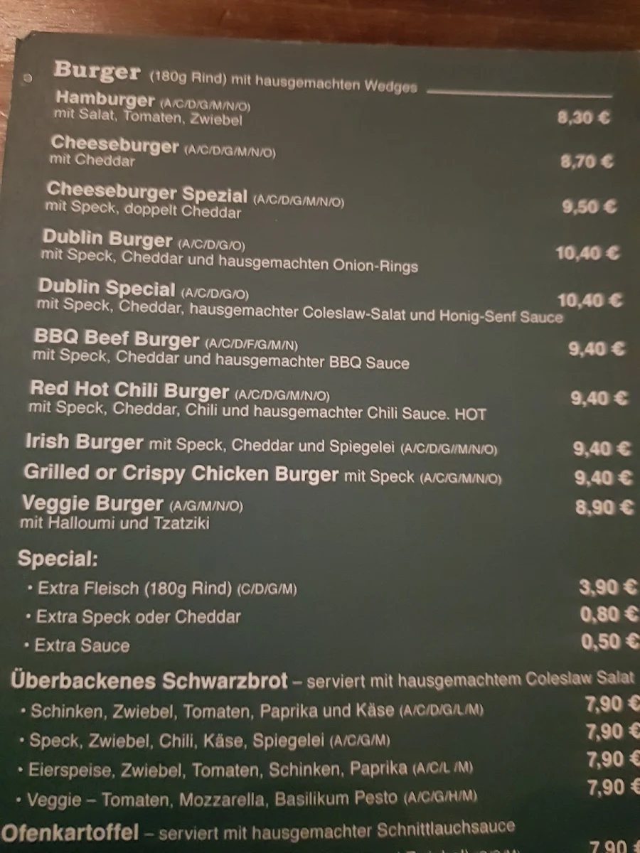 Speisekarte photo 5