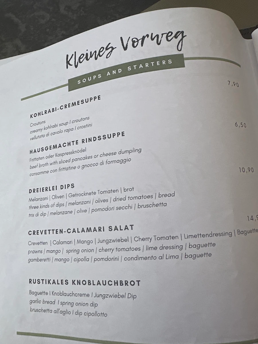 Speisekarte photo 3