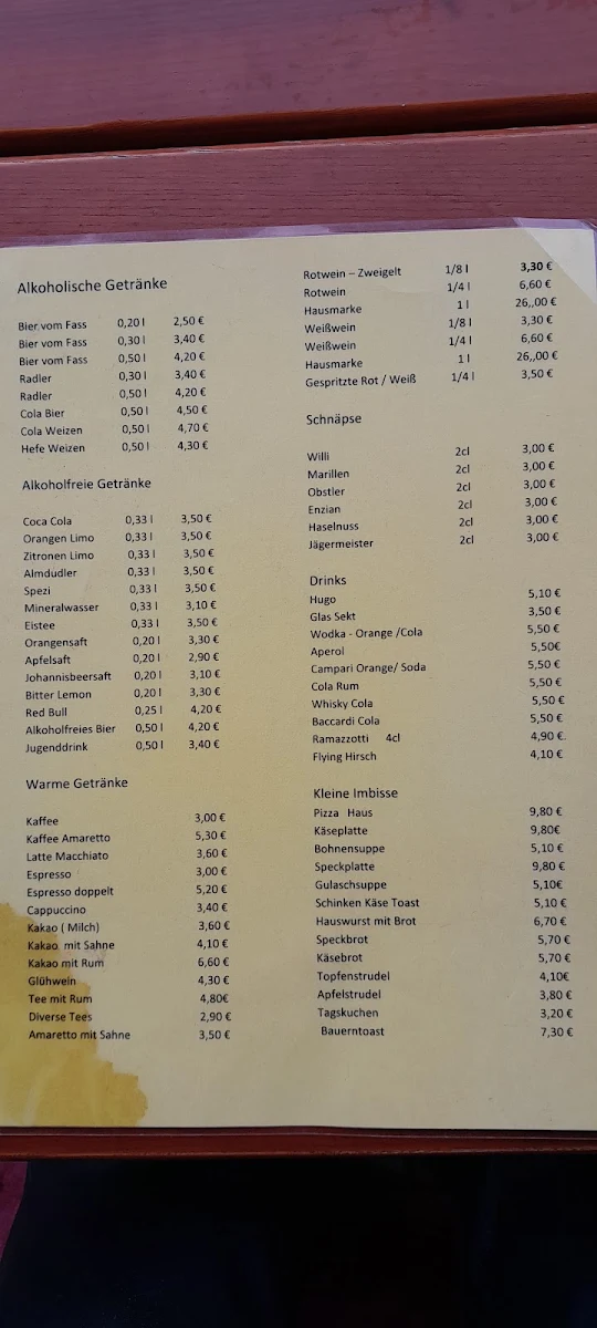 Speisekarte photo 2