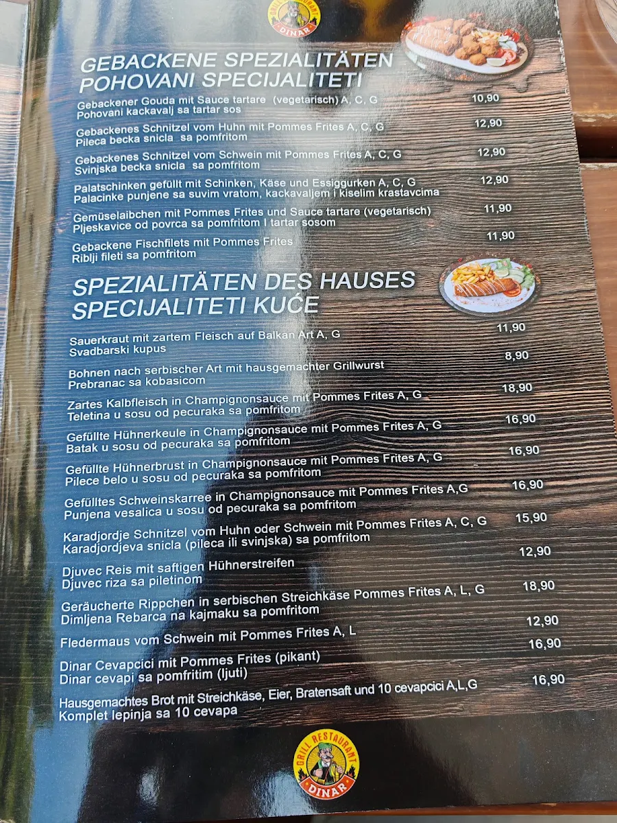 Speisekarte photo 1