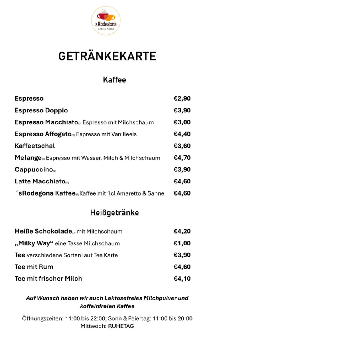 Speisekarte photo 4