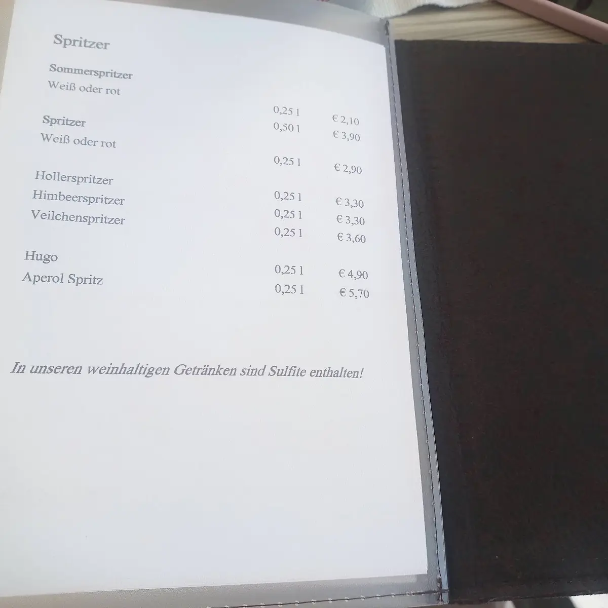 Speisekarte photo 8
