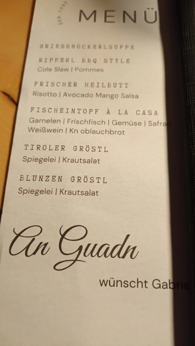 Speisekarte photo 5