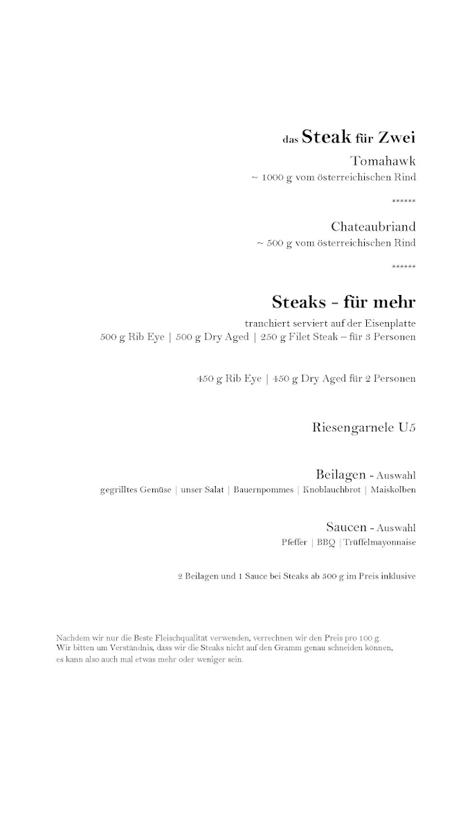 Speisekarte photo 1