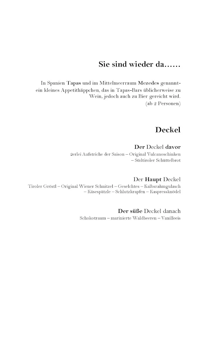 Speisekarte photo 3