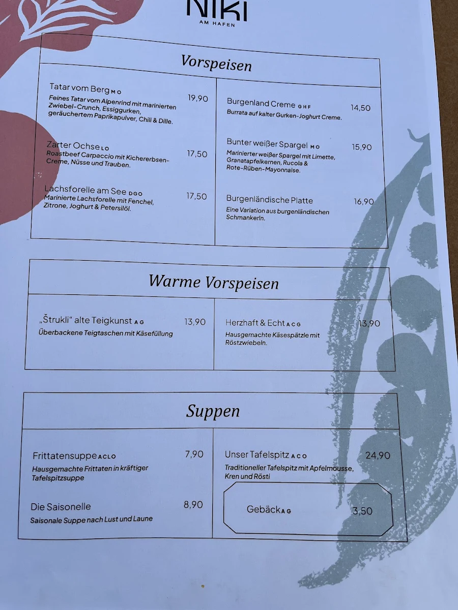 Speisekarte photo 3