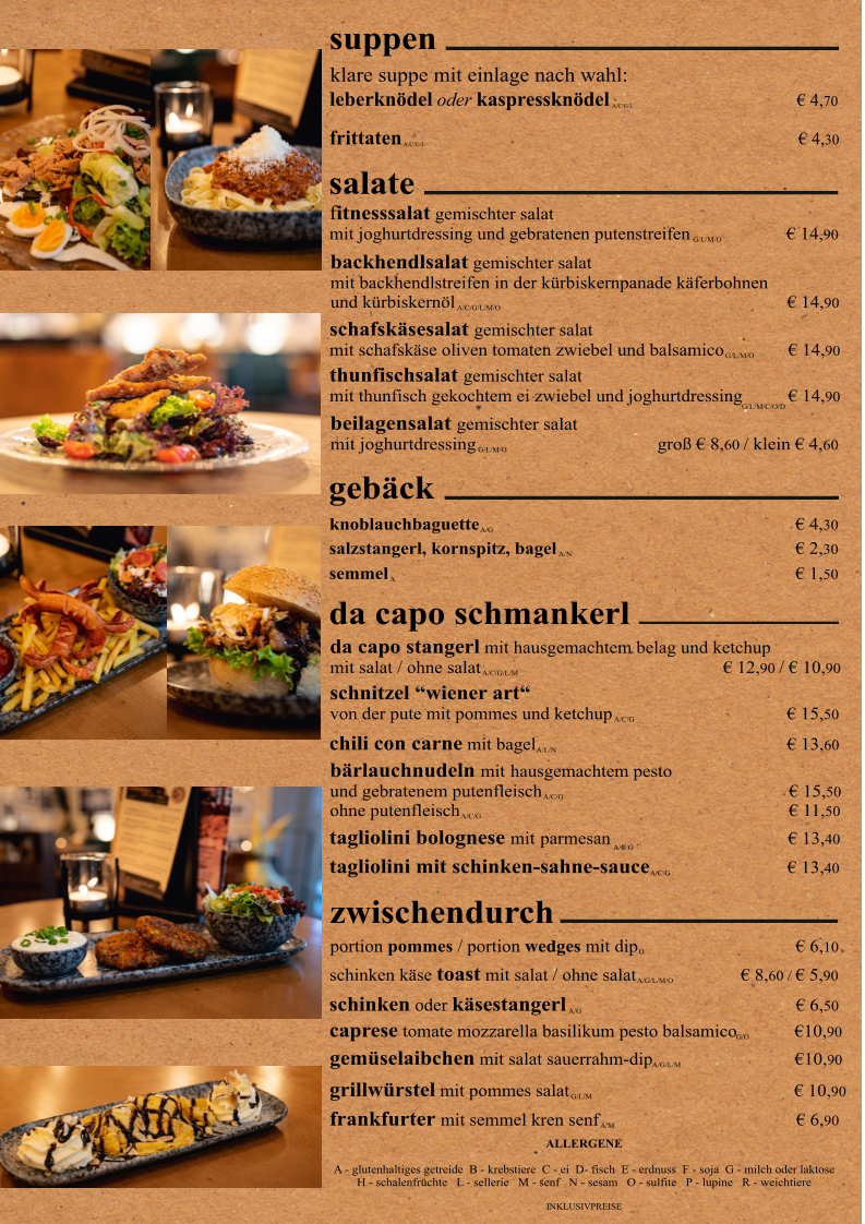 Speisekarte photo 1