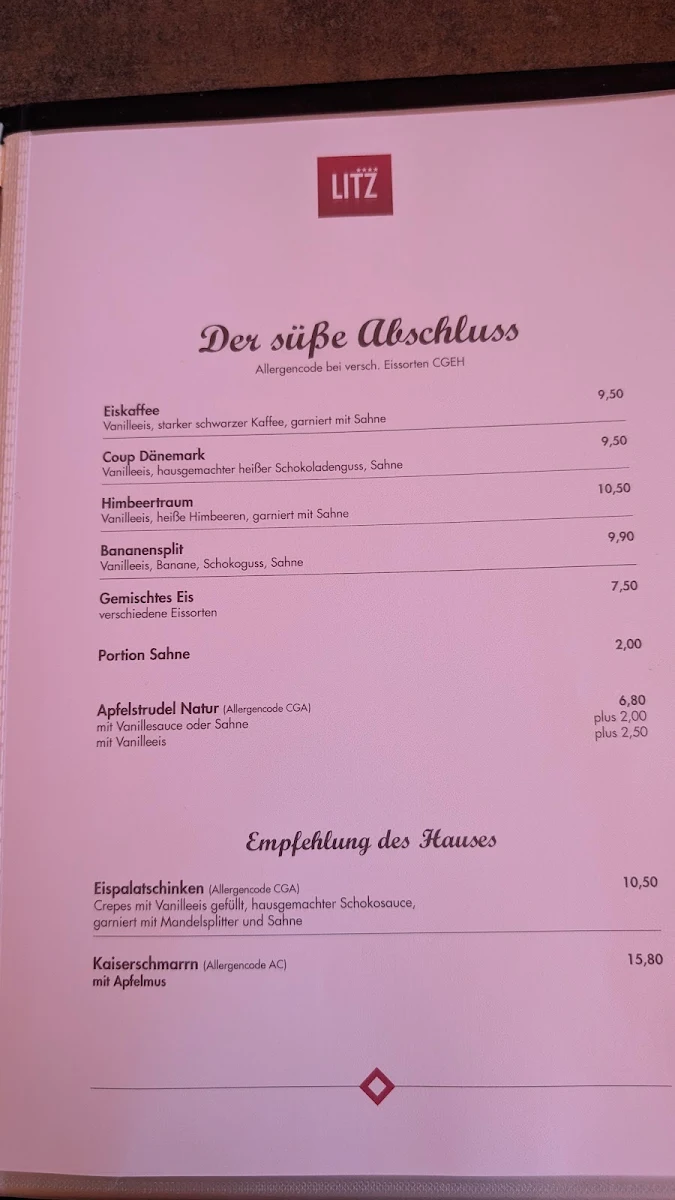 Speisekarte photo 2
