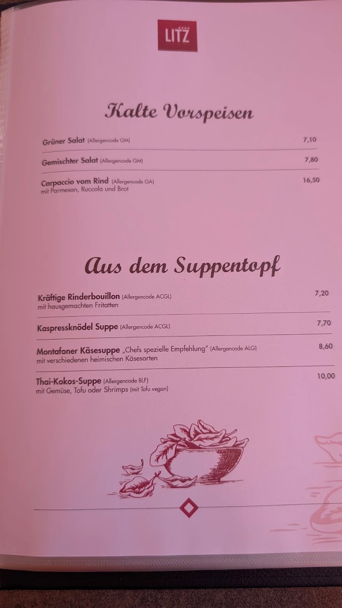 Speisekarte photo 4