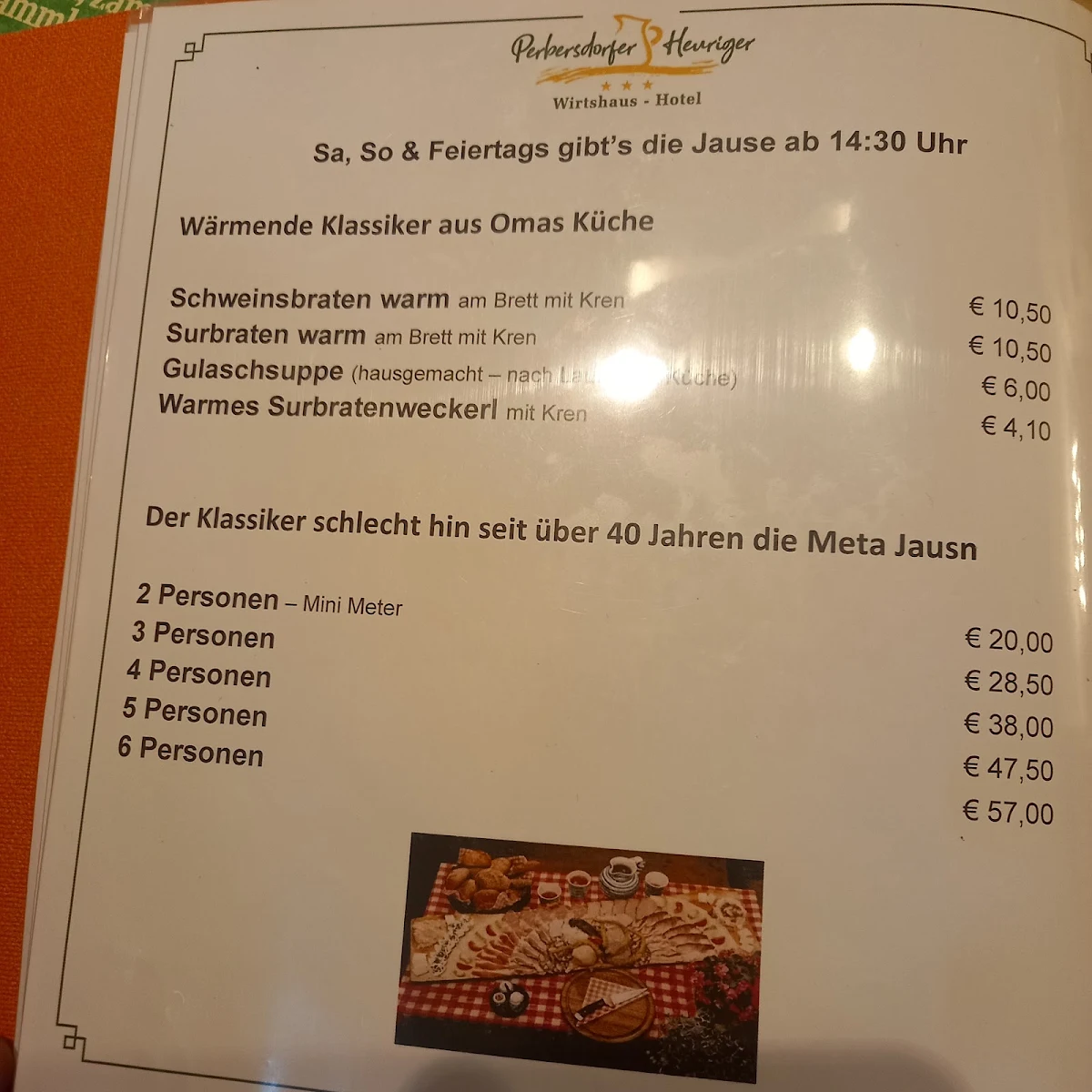Speisekarte photo 1