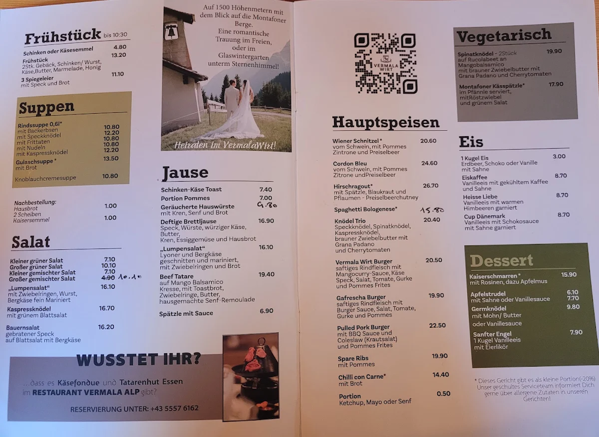 Speisekarte photo 1