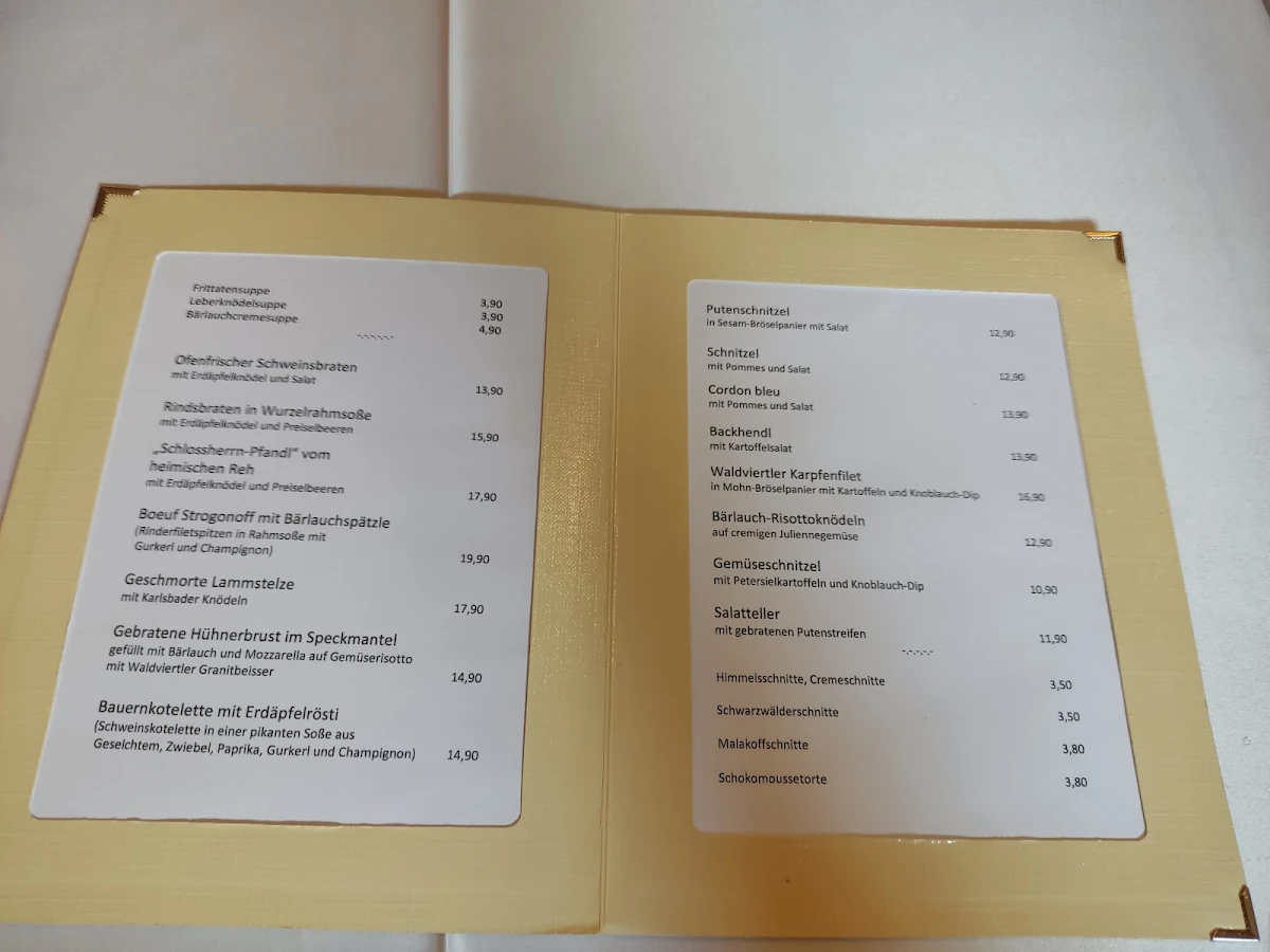 Speisekarte photo 2
