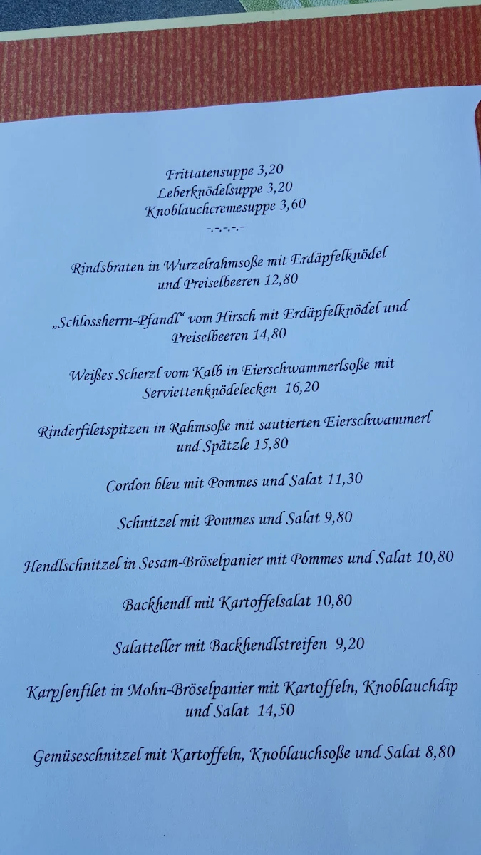 Speisekarte photo 6