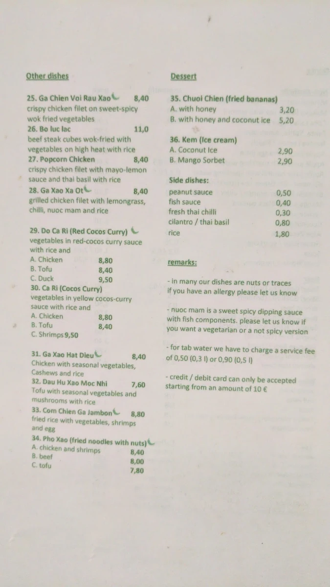 Speisekarte photo 5