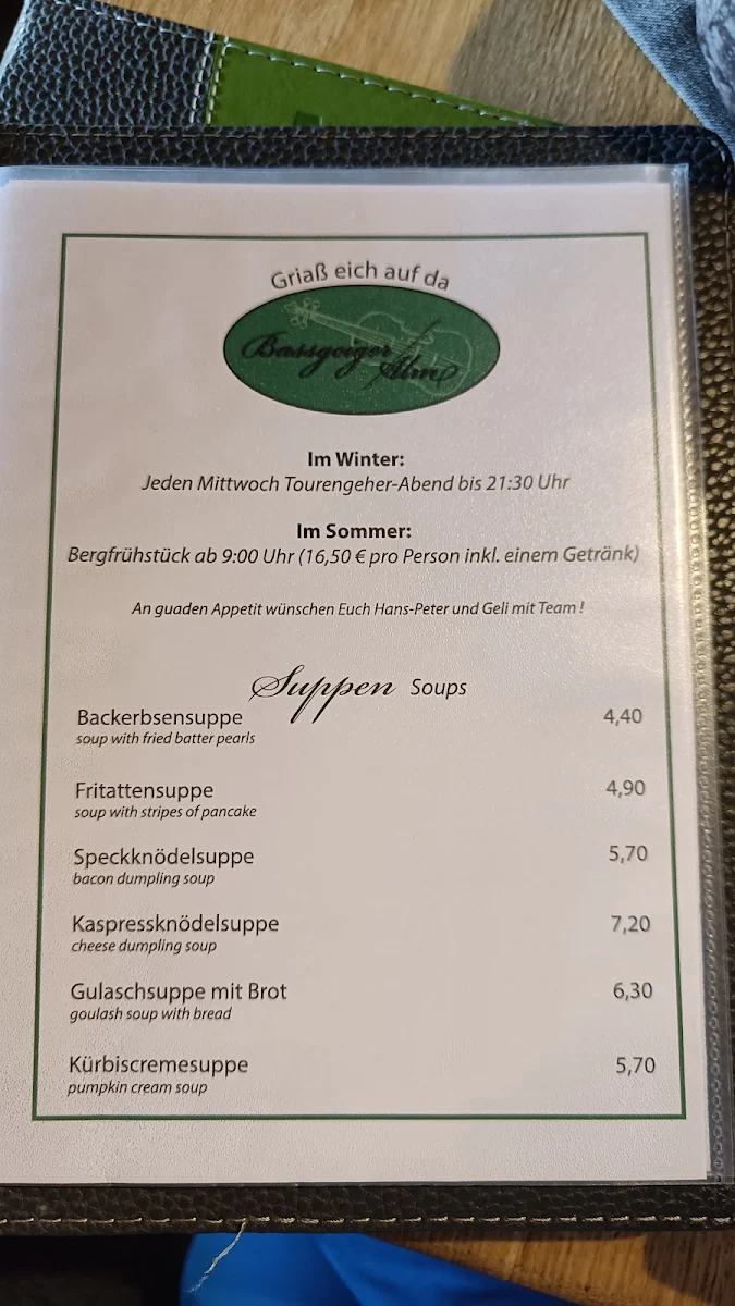 Speisekarte photo 3