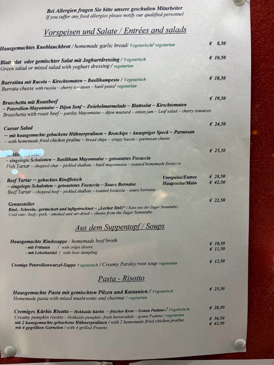 Speisekarte photo 4