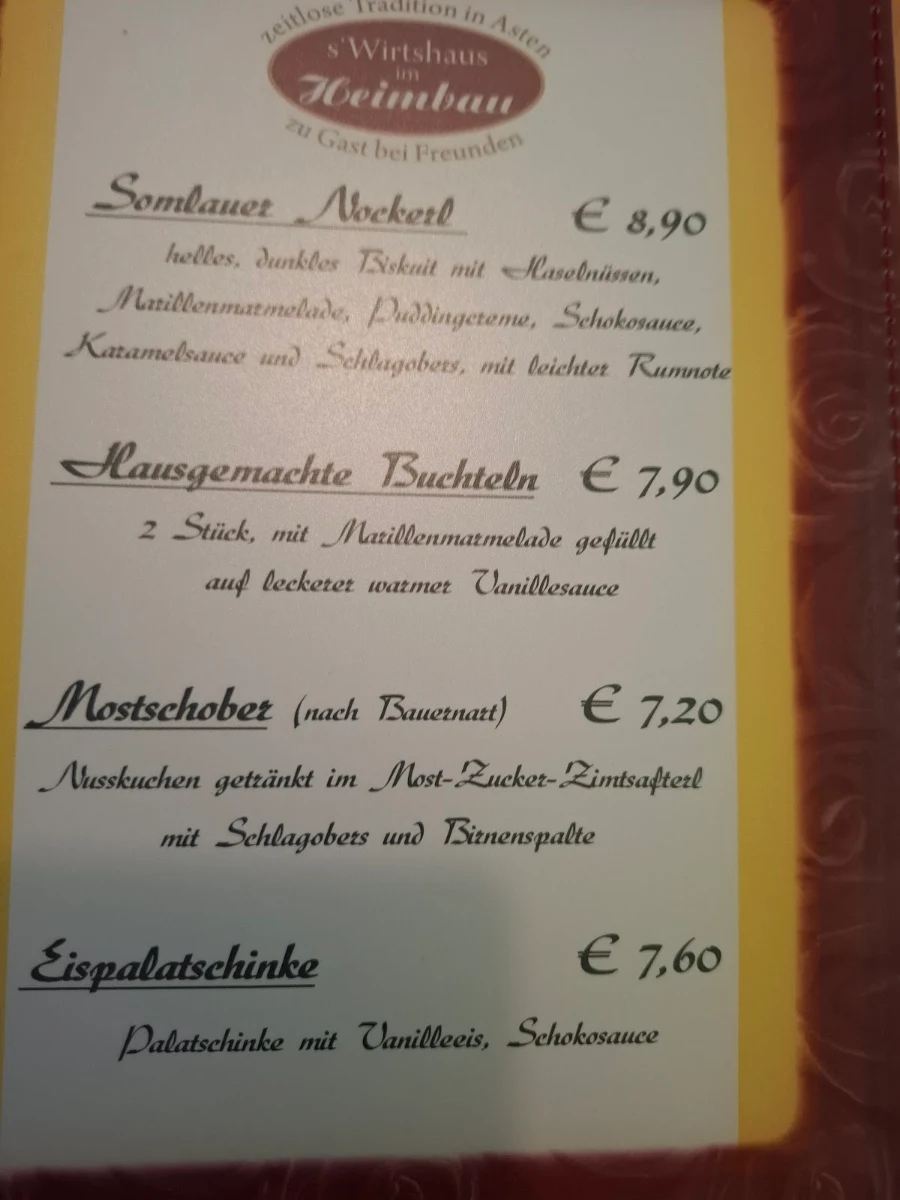 Speisekarte photo 3