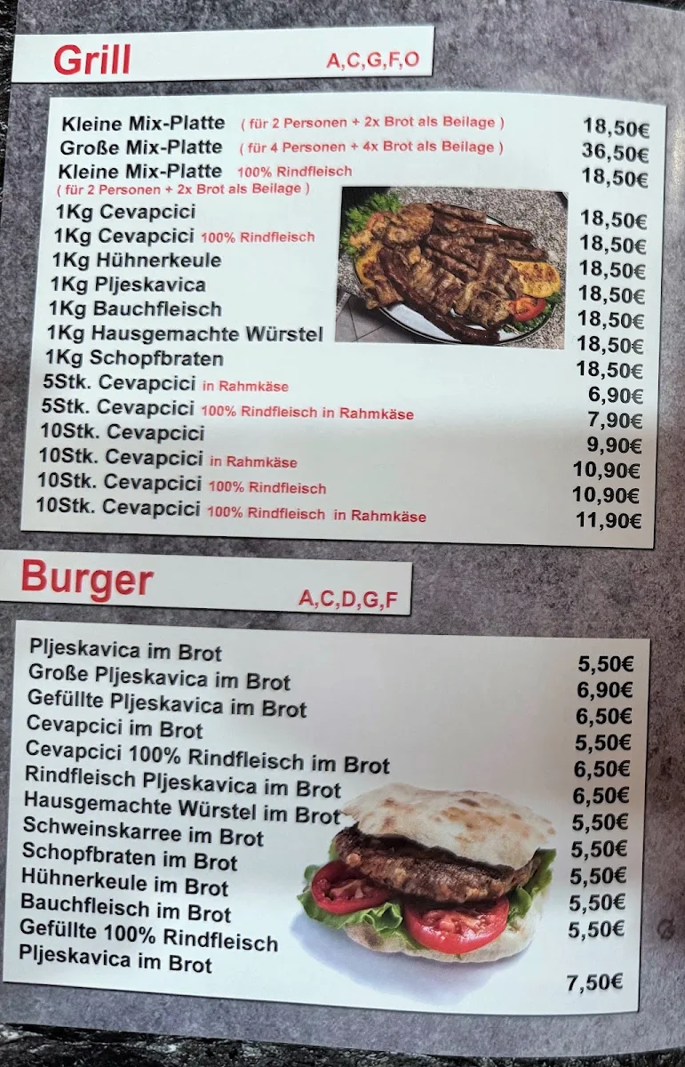 Speisekarte photo 1