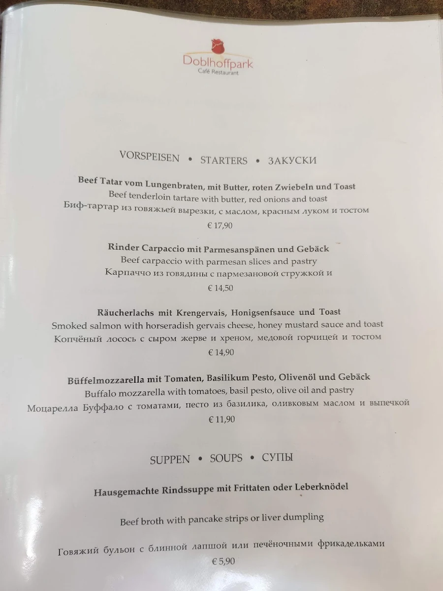 Speisekarte photo 2