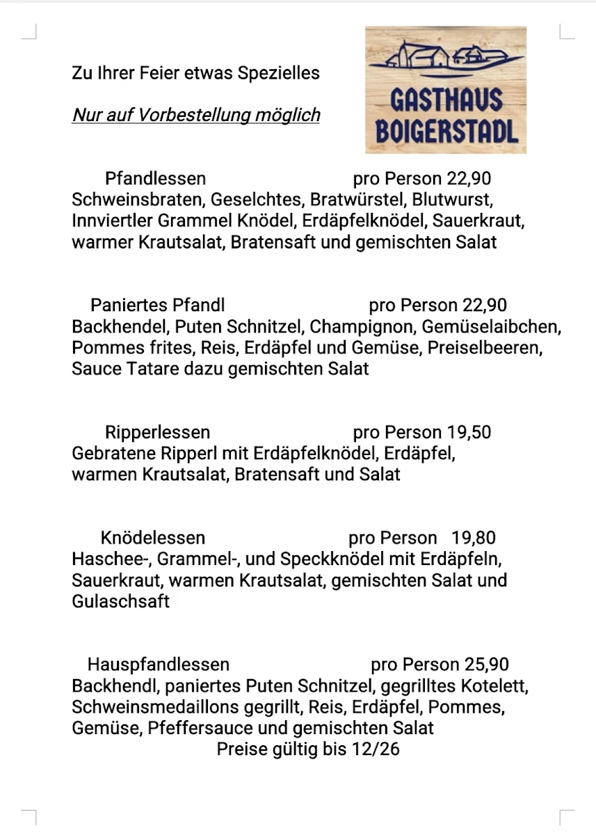 Speisekarte photo 1